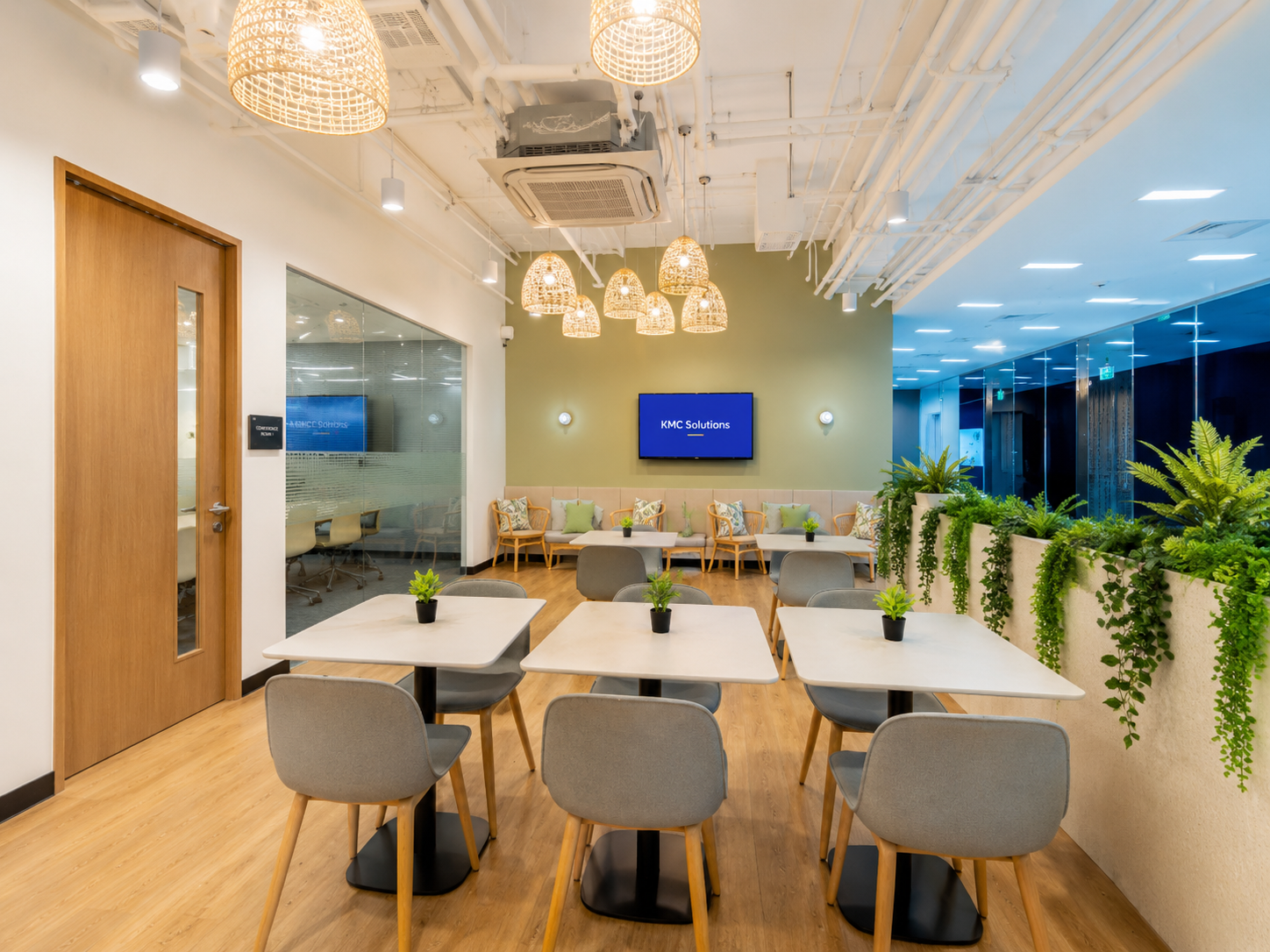 KMC Solutions — Skyrise 3B workspace view 1